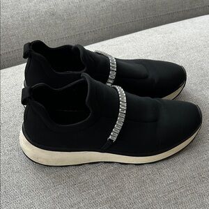 Chic Black Women's Slip-On Sneakers